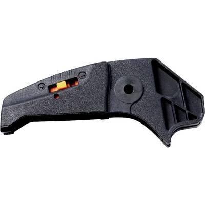 Plastic device with lever and slider, possibly a spare part or tool accessory.
