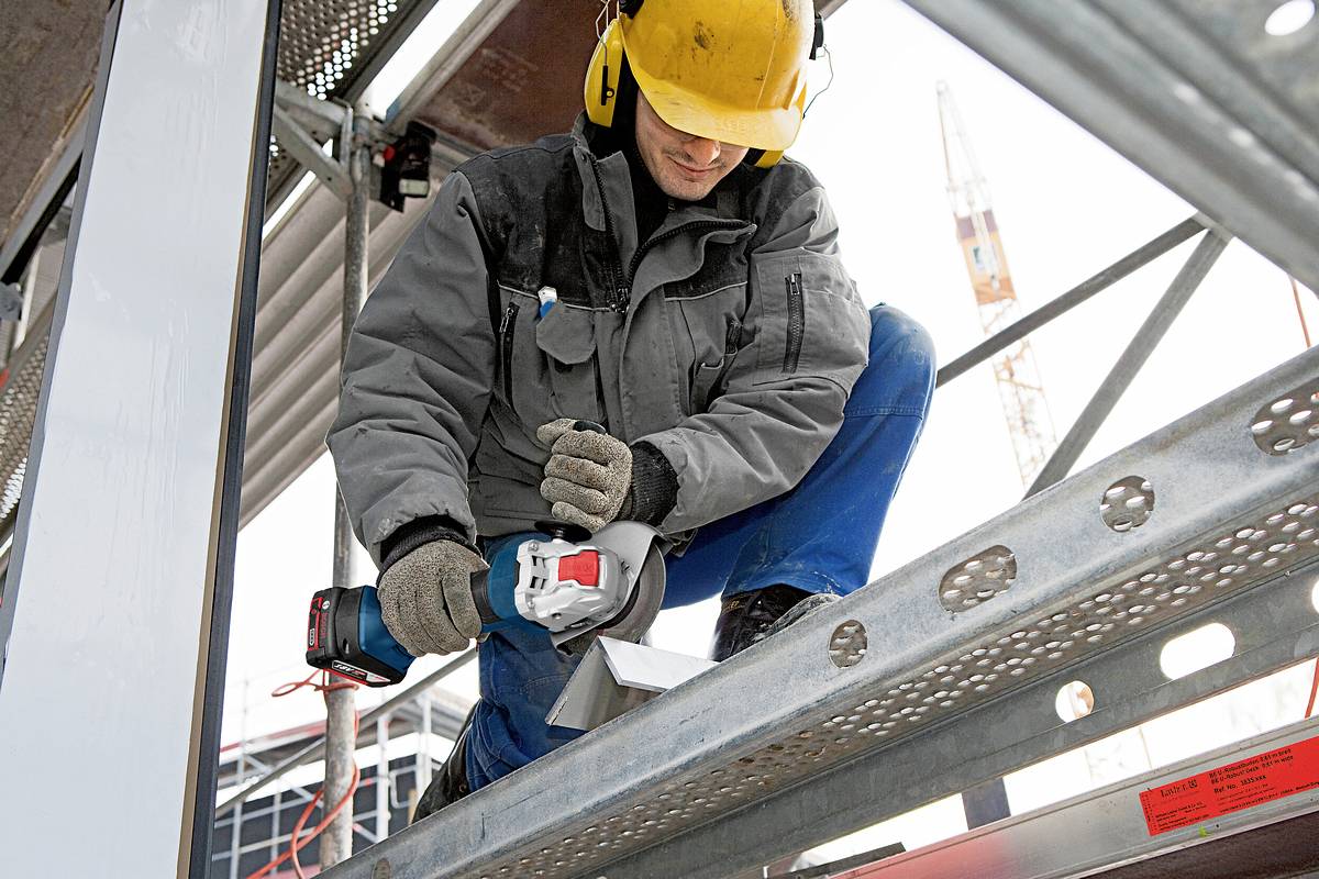 Bosch Professional GWX 18V-8 06019J7000 Cordless angle grinder 125 mm w/o battery, incl. case 18 V-1