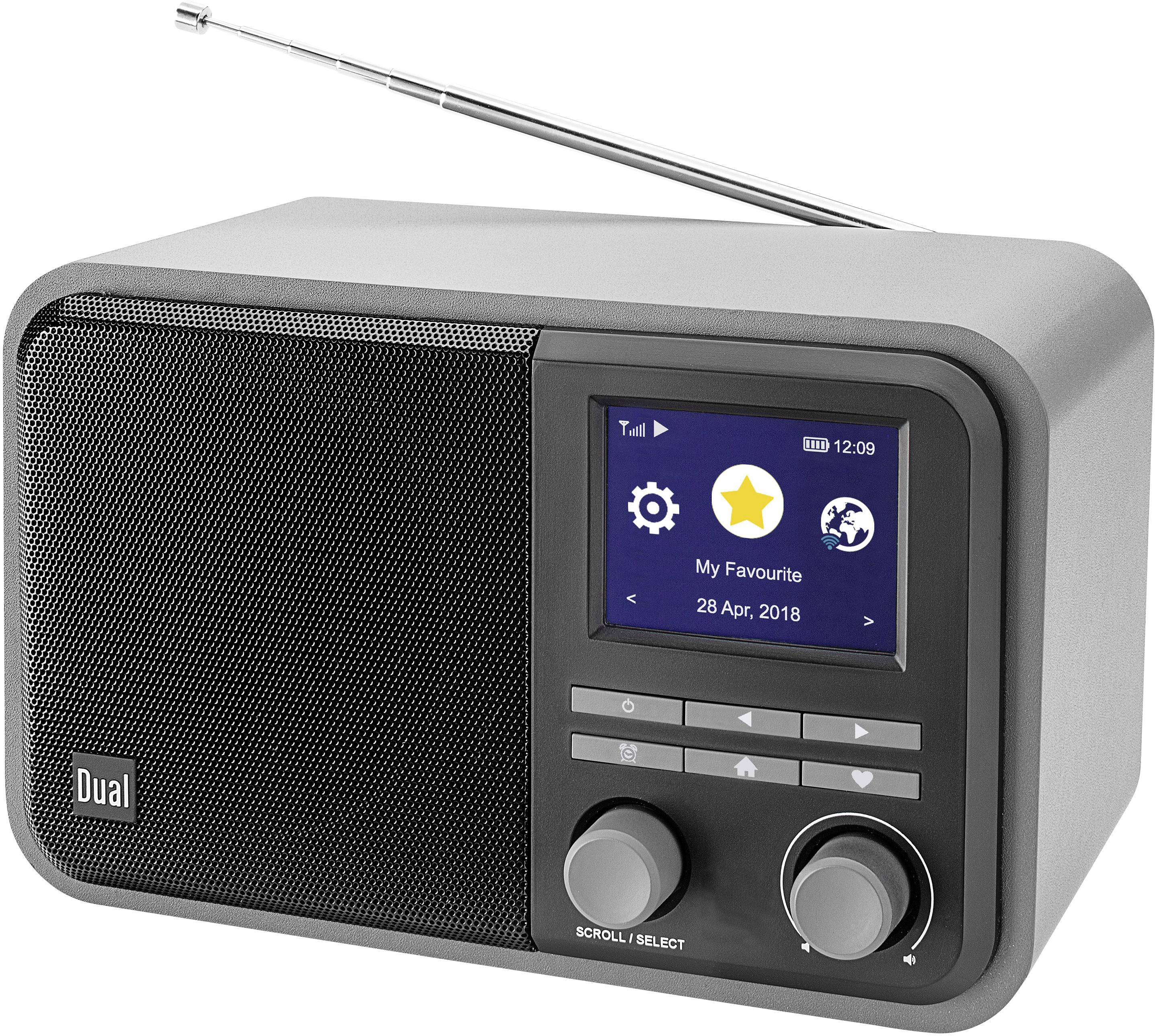 Dual Dual CR 510 - Smartradio Portable radio DAB+, DAB, FM, Internet Bluetooth, FM, Internet radio, USB, | Conrad.com