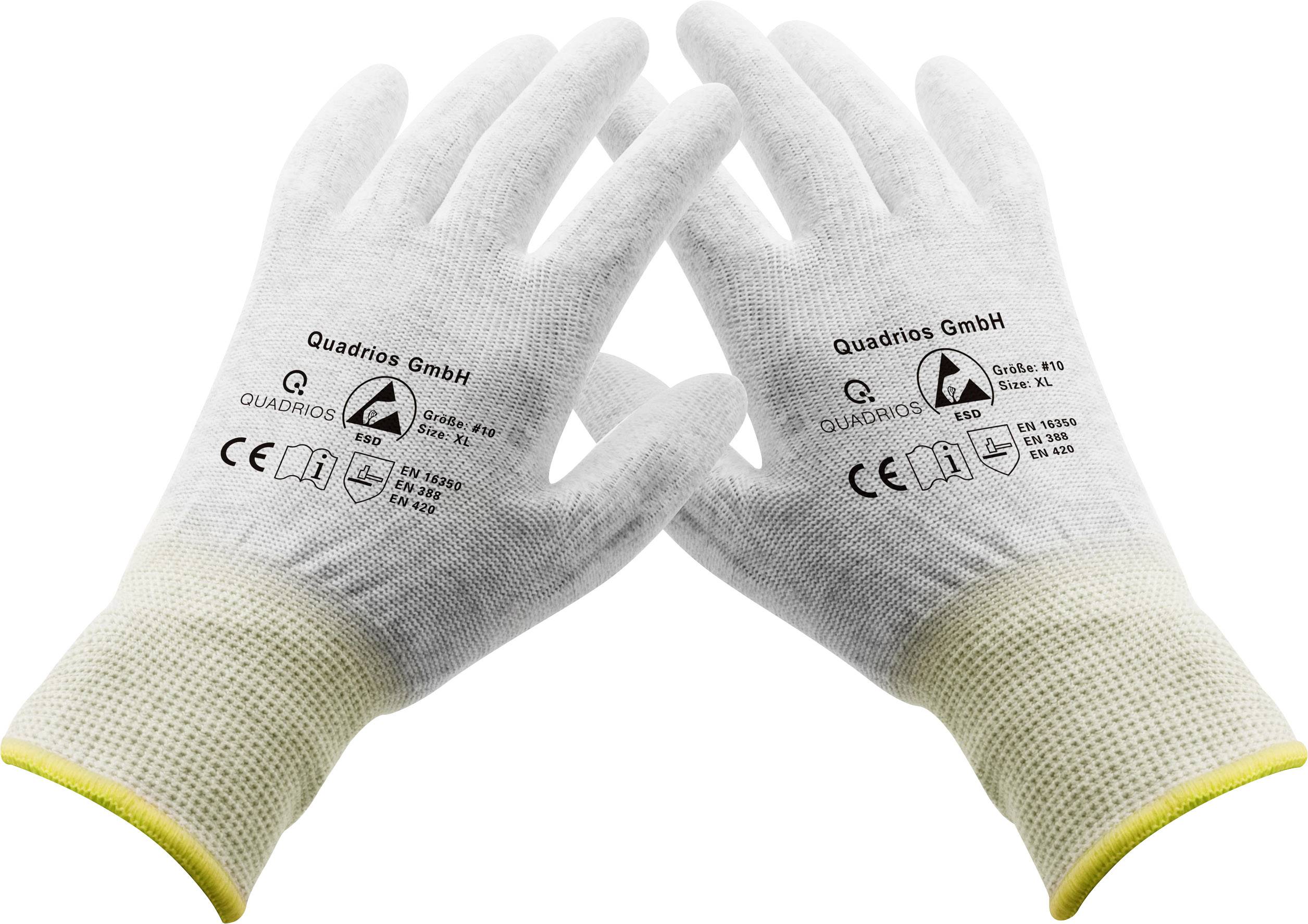 Quadrios ESD glove Size: XL Polyamide, Polyurethane-3