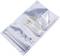 Anti-static packaging bag with warning symbols, protects electronic components from electrostatic discharge.