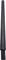 A black, cone-shaped object with brushes at the lower end, possibly a cleaning tool or attachment.