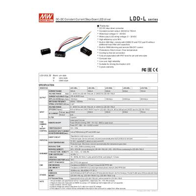 MW Mean Well LED driver Constant current 1200 mA 2 - 30 V DC dimmable 1 pc(s)