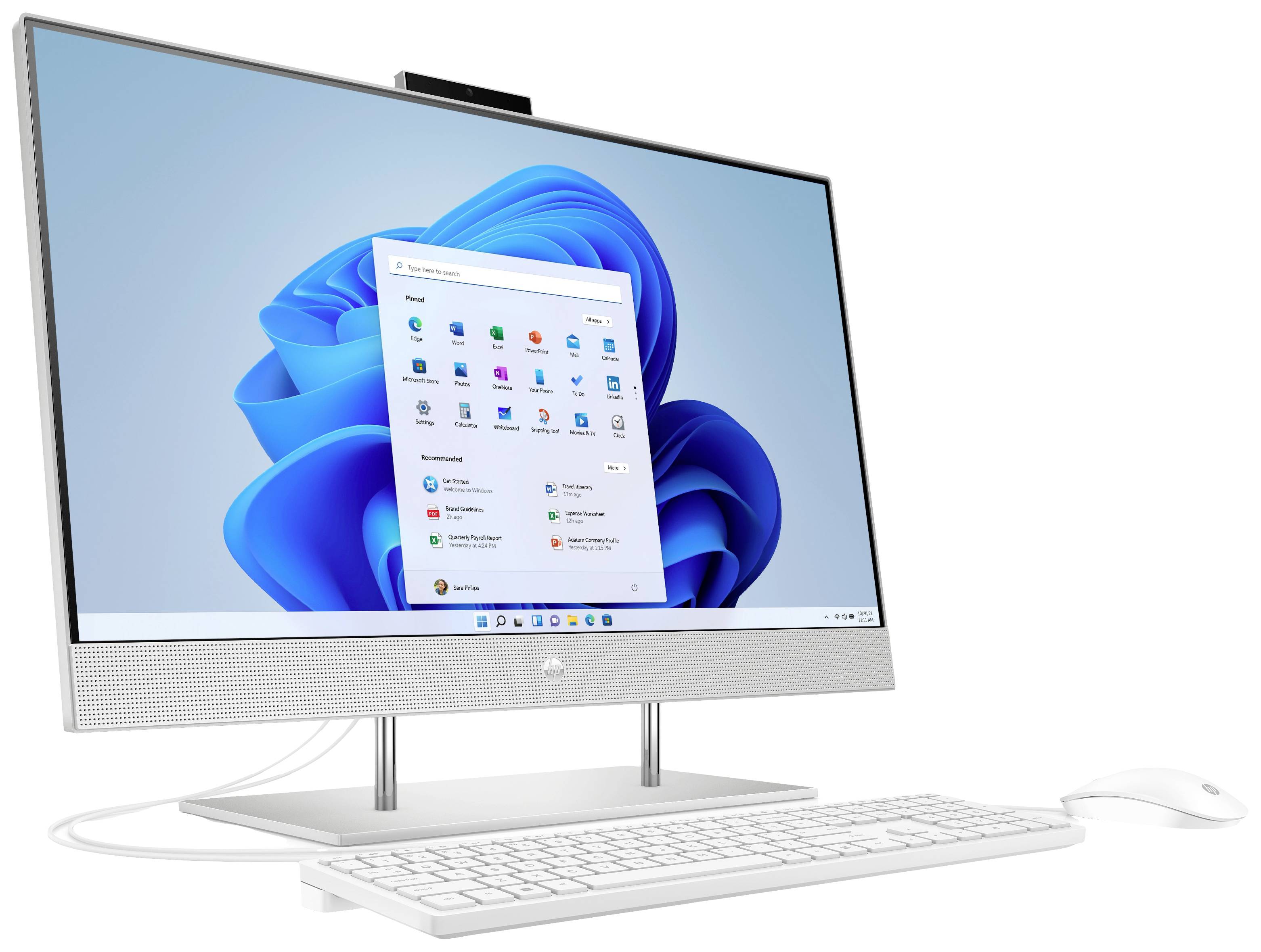 HP All-in-one PC 27-dp0400ng 68.6 cm (27 inch) Full HD AMD Ryzen 5 4500U 4 GHz 16 GB RAM 512 GB SSD Win 11 Home 2S868EA#-5