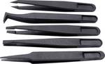 Quadrios ESD tweezers set 5 pieces conductive