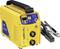 Yellow welding machine with digital display, handle, and cable connection. Brand and model number are visible. Technology in use.