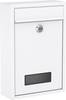 Basi 2170-1300 BK 100M Letterbox Steel White (matt) Key