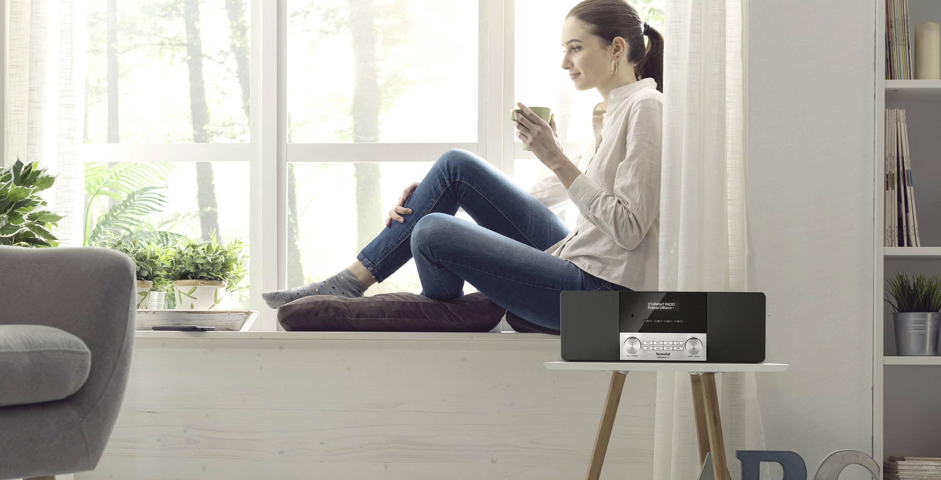 TechniSat CABLESTAR 400 Desk radio Anthracite