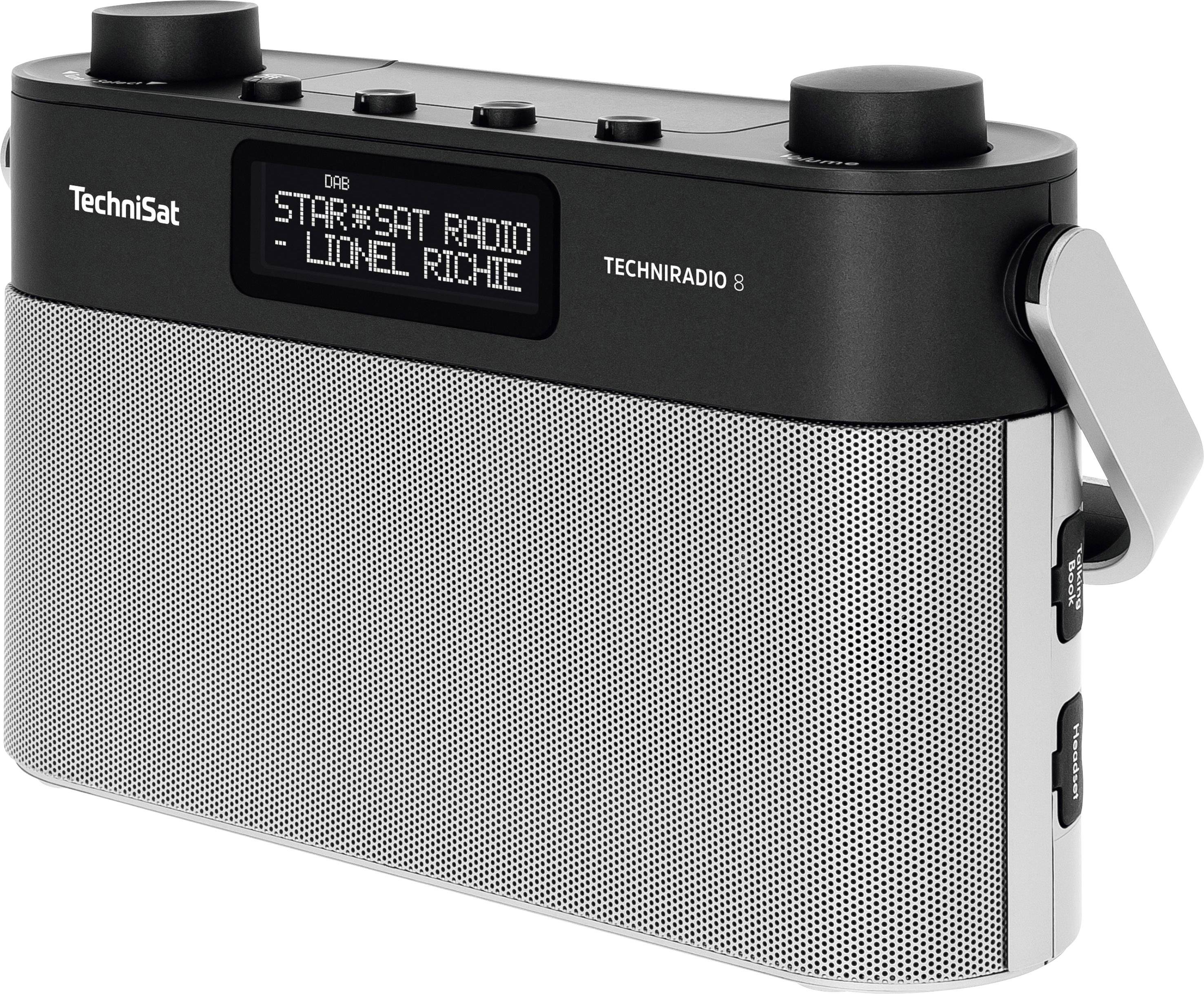 TechniSat TECHNIRADIO 8 Pocket radio DAB+, FM Black, Grey