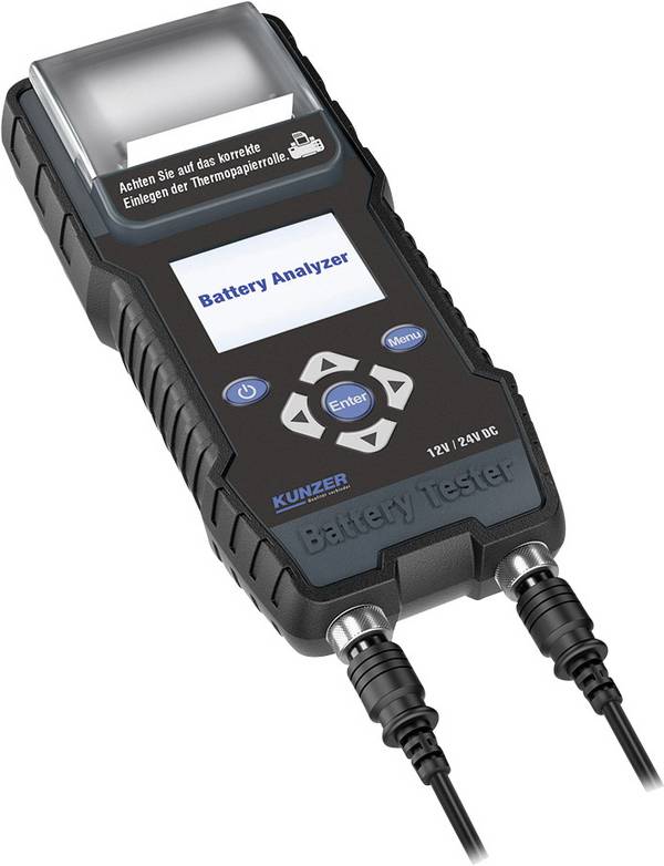 Kunzer Car battery tester 24 V, 12 V 25 cm x 11 cm x 6 cm