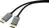 SpeaKa Professional DisplayPort Cable DisplayPort plug, DisplayPort plug 1.00 m Black SP-8993880 8K UHD DisplayPort cable