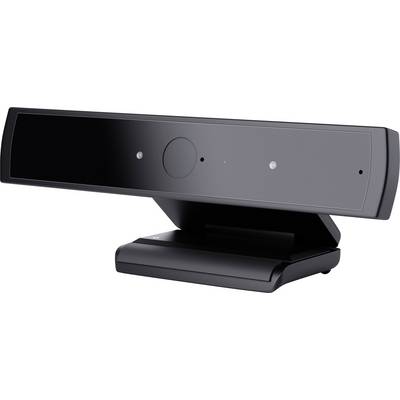 CSL Computer HD webcam 1280 x 720 Pixel Supports Windows Hello, Clip mount, Stand-0
