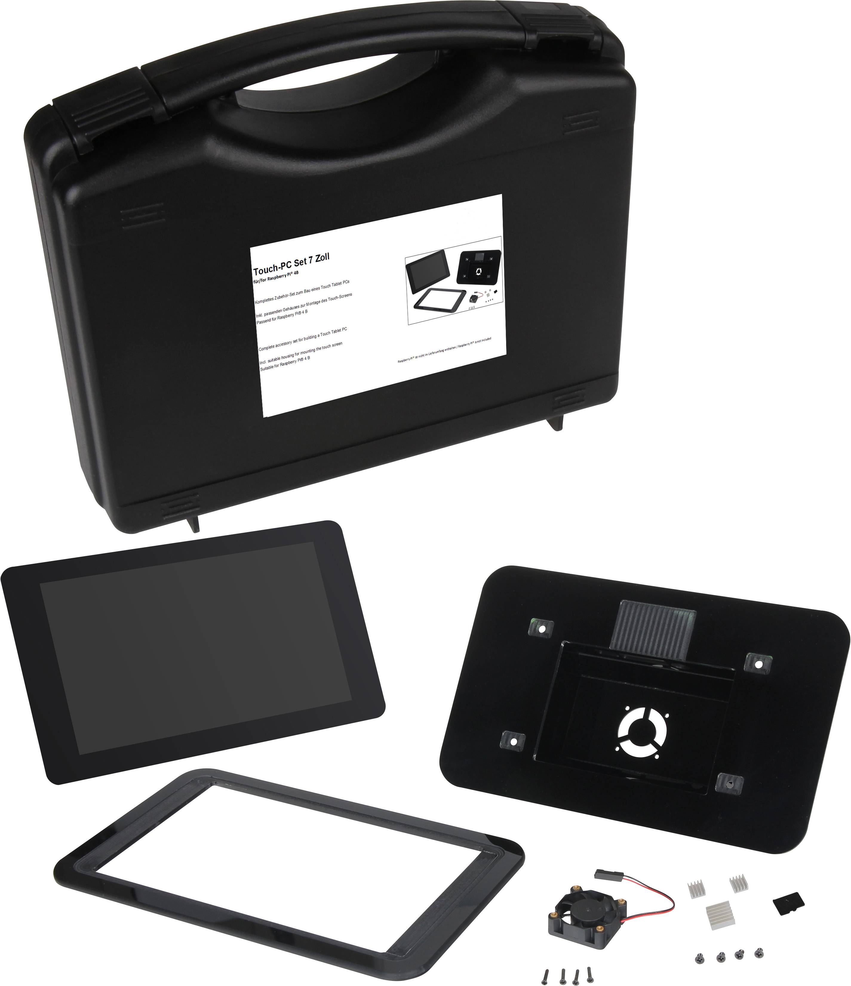 Joy-it Tablet PC Kit Housing, PSU, Display, Noobs OS, Heatsink