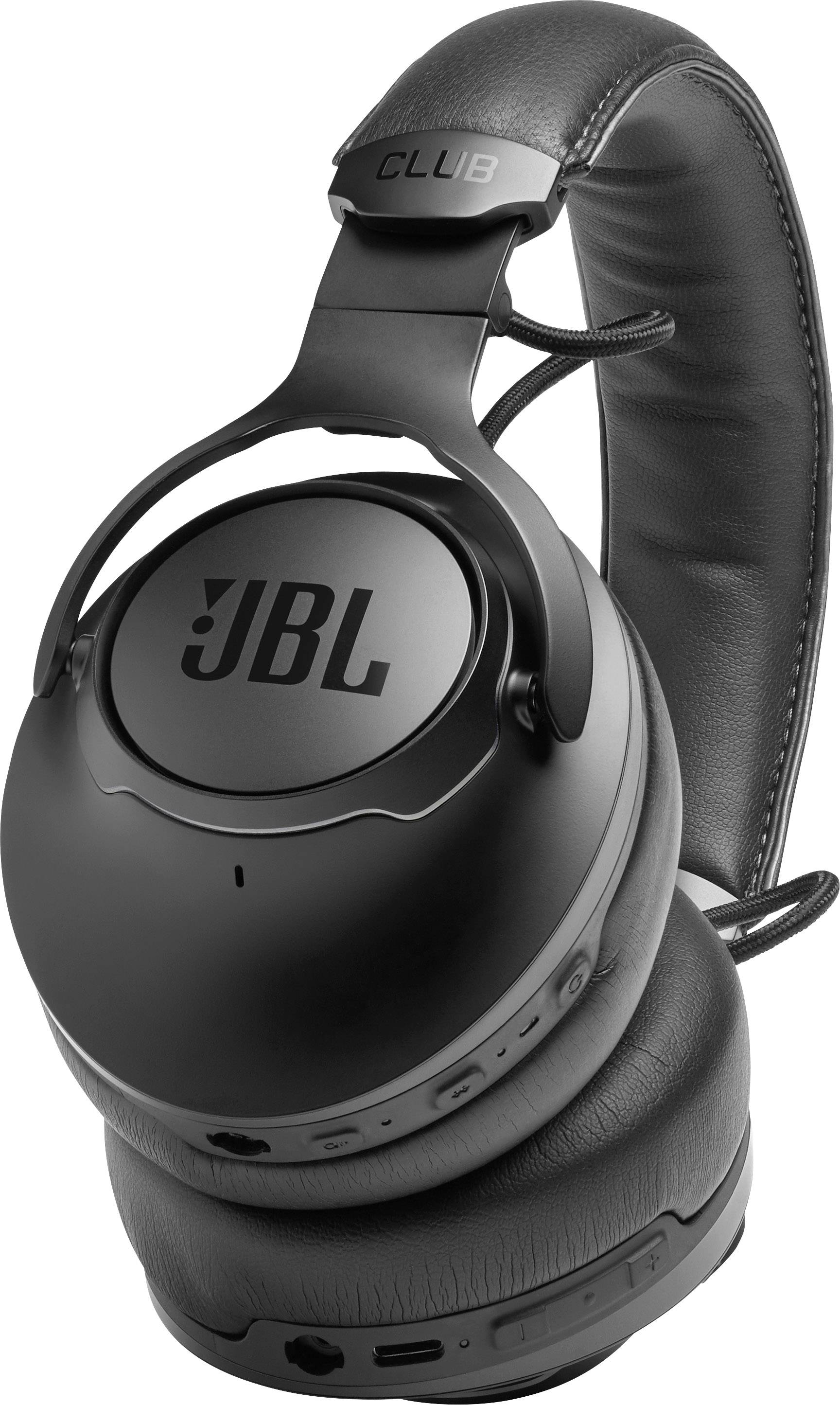 JBL Club One Over-ear headphones Bluetooth® (1075101), Corded (1075100) Black Noise cancelling Foldable, Volume control,-1