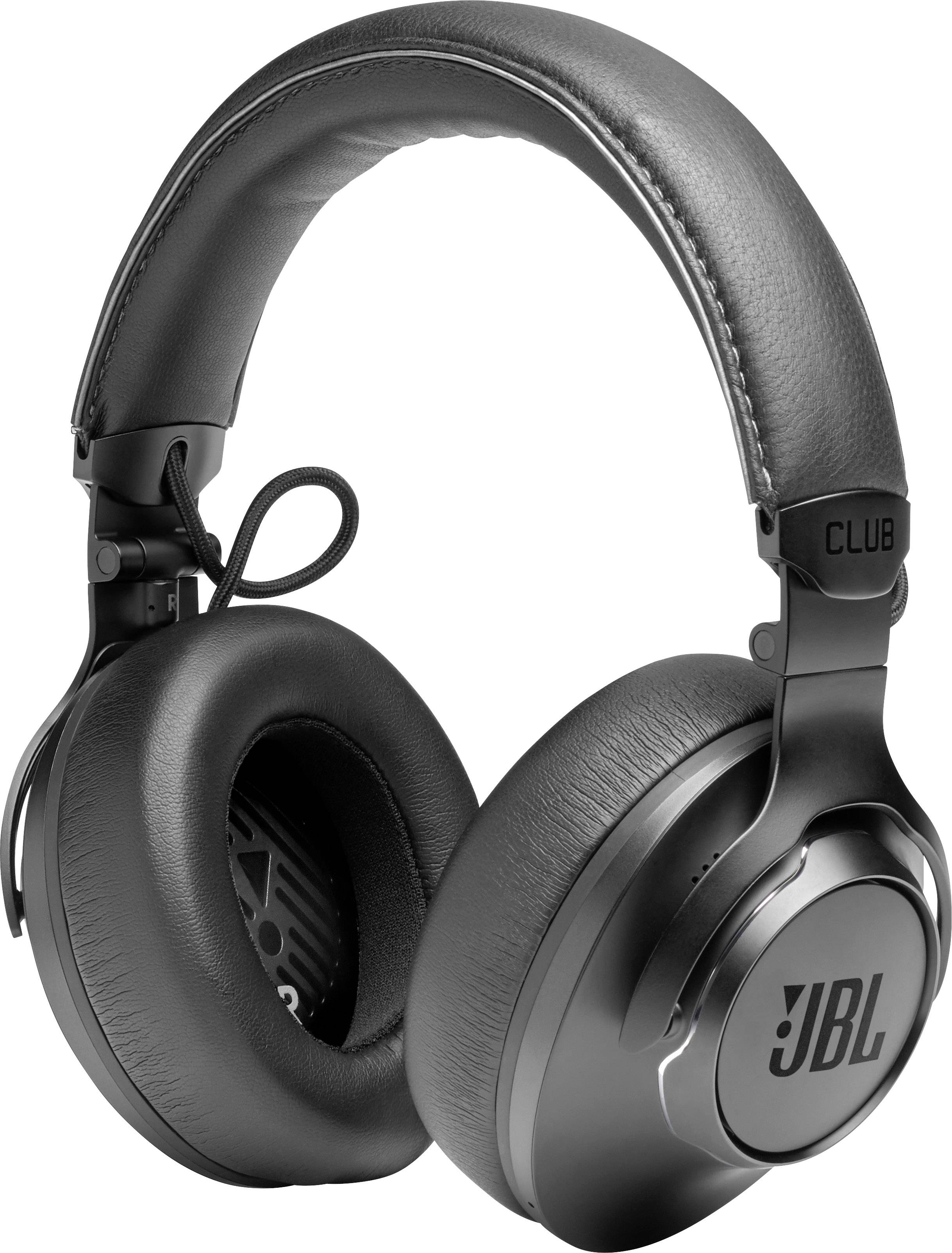 JBL Club One Over-ear headphones Bluetooth® (1075101), Corded (1075100) Black Noise cancelling Foldable, Volume control,-5