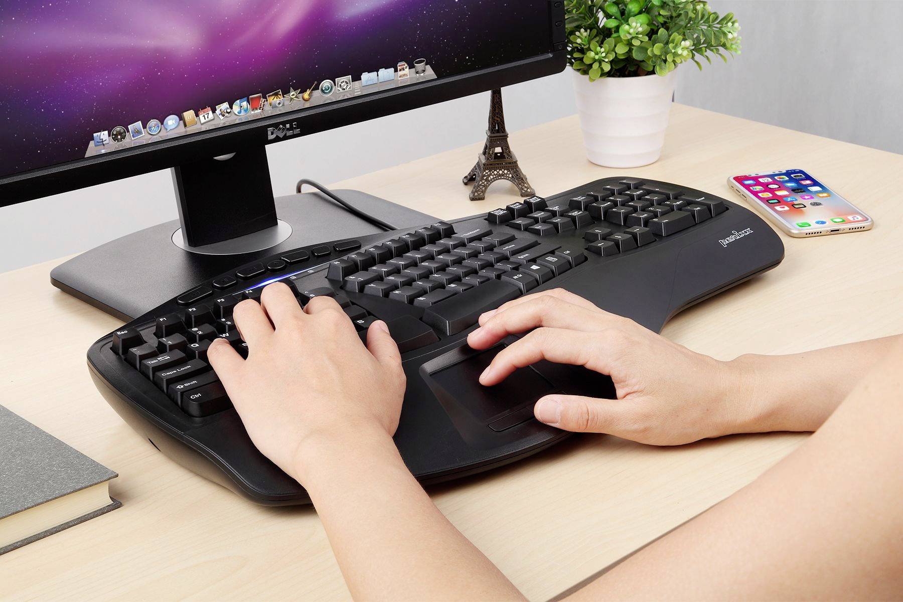 surface ergonomic keyboard black