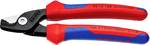 KNIPEX 95 12 160 cable shears with step cut with multi-component covers