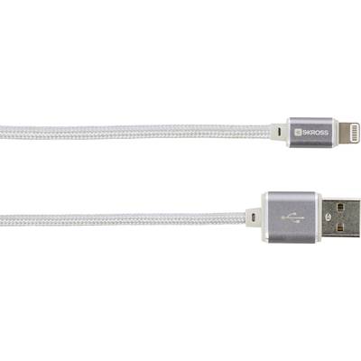 Image of Skross Apple iPad/iPhone/iPod Cable [1x USB - 1x Apple Dock lightning plug] 1.00 m Silver