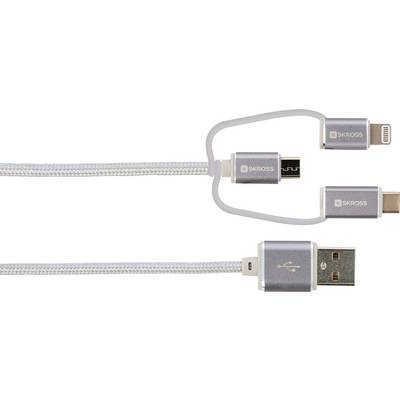 Skross USB cable 1.00 m Grey 2700271-0