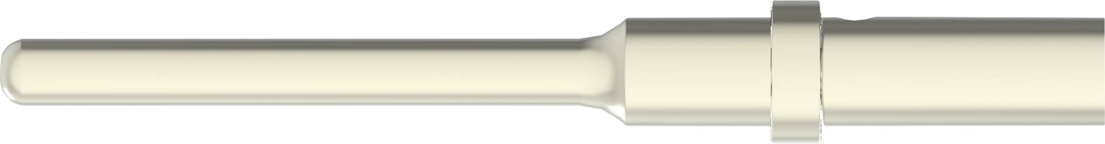 A slender, cylindrical metal rod with uniform surface texture.