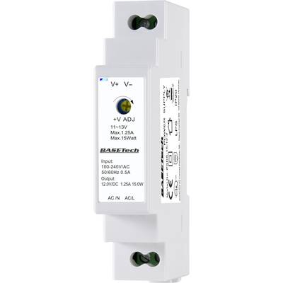 LED Power Supply Unit, with input voltage of 100-240V AC and output of 12V DC, max. 1.25A.