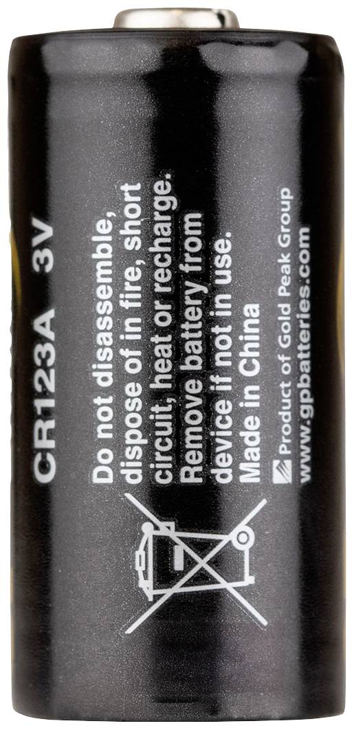 GP GPCR123AECO135C4 Camera battery CR123A Lithium 1400 mAh 3 V 4 pc(s)-3