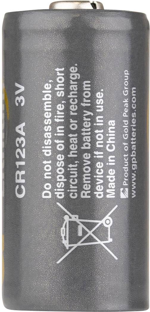 GP GPCR123AECO135C4 Camera battery CR123A Lithium 1400 mAh 3 V 4 pc(s)-6