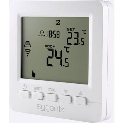Sygonix SY-4500820  Wireless indoor thermostat Flush mount 7 day mode  1 pc(s)