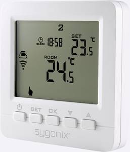 Sygonix SY-4500820  Wireless indoor thermostat Flush mount 7 day mode  1 pc(s)