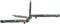 Hedge trimmer with long, black handles and serrated blades, suitable for cutting bushes and shrubs.