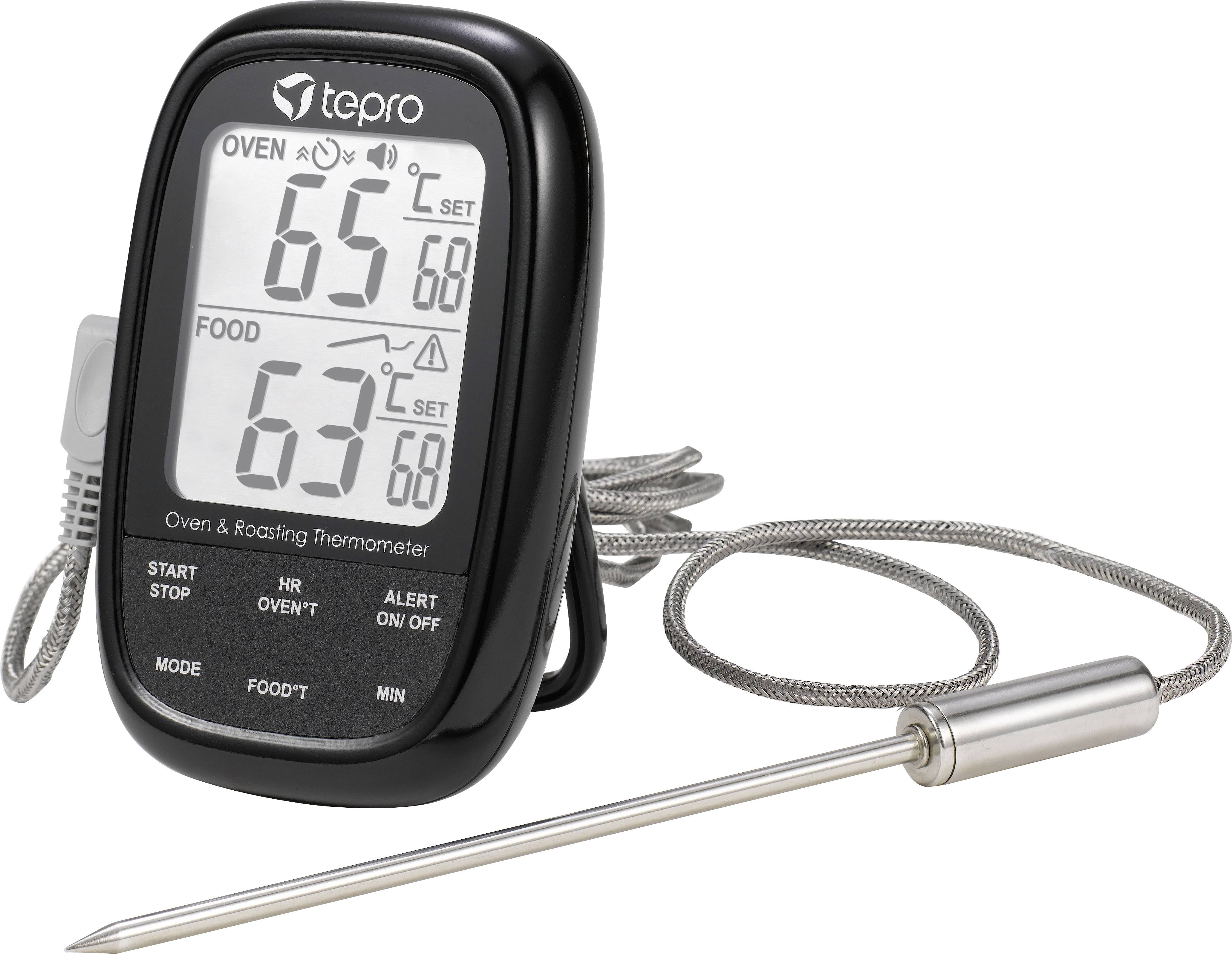 Image of tepro Garten BBQ thermometer Black