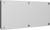 Rectangular grey cover on the wall with six visible screws spaced evenly.