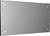 A rectangular, silver metal plate with rounded corners and several drill holes along the edges.