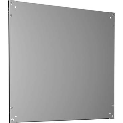 A plain, square metal plate with rounded corners and eight fixing holes, evenly distributed along the edges.