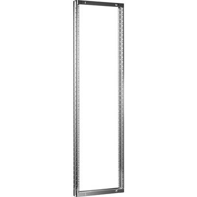 Metal frame for door mounting, rectangular, vertically oriented. Frame has pre-drilled holes on all sides for secure fixing.