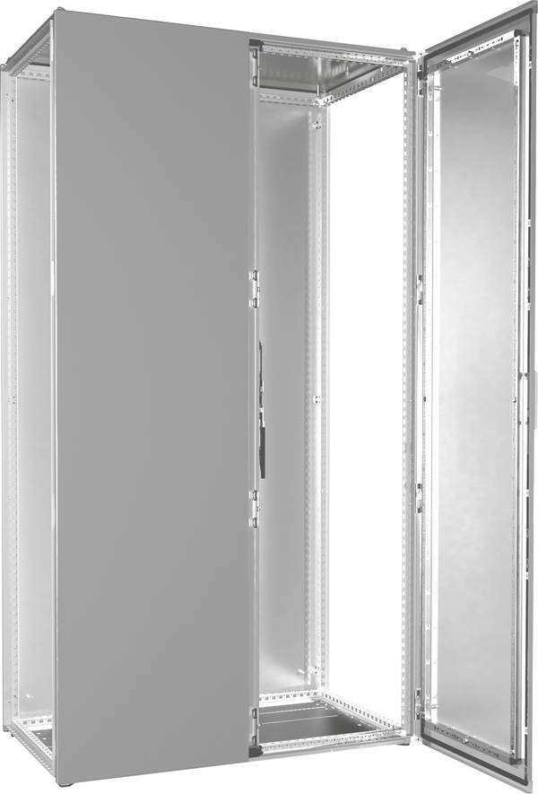 Rittal VX 9666.926 Switchboard cabinet 1100 x 2000 x 600 Steel plate Grey-white (RAL 7035) 1 pc(s)