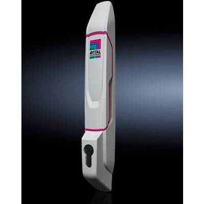 Image of Rittal VX 8618.250 Comfort handle for Euro profile cylinders Grey-white (RAL 7035) 1 pc(s)