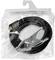 Transparent plastic bag containing a black tube and a metal clip, likely an accessory set.