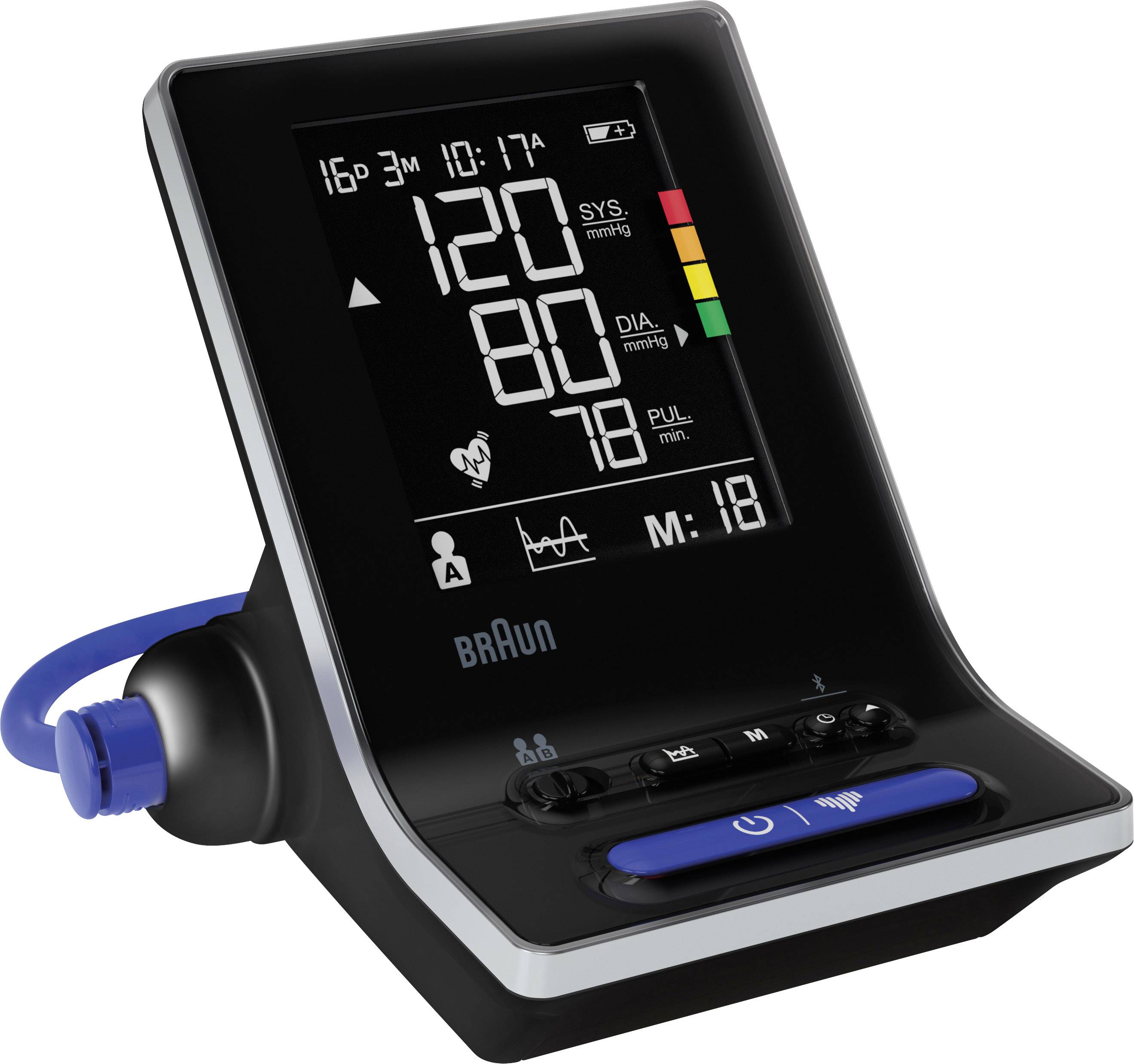 Braun BUA7200WE Activscantm9 Blood Pressure Monitor Clear