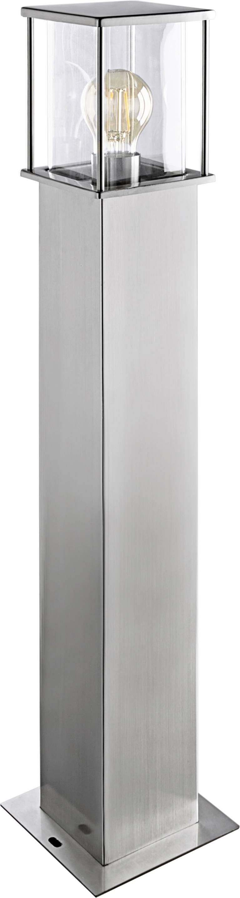 Heitronic 37402 RHODOS Outdoor free standing light LED (monochrome) E-27 Stainless steel-0