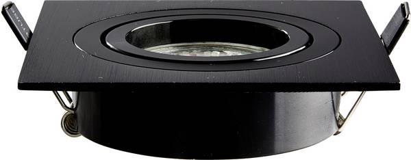 Heitronic 500596 DL7801 LED recessed light LED (monochrome) GU10, GU5.3 8 W Black