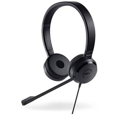 Dell 520-AAMC PC  On-ear headset Corded (1075100) Stereo Black Microphone noise cancelling, Noise cancelling Volume cont