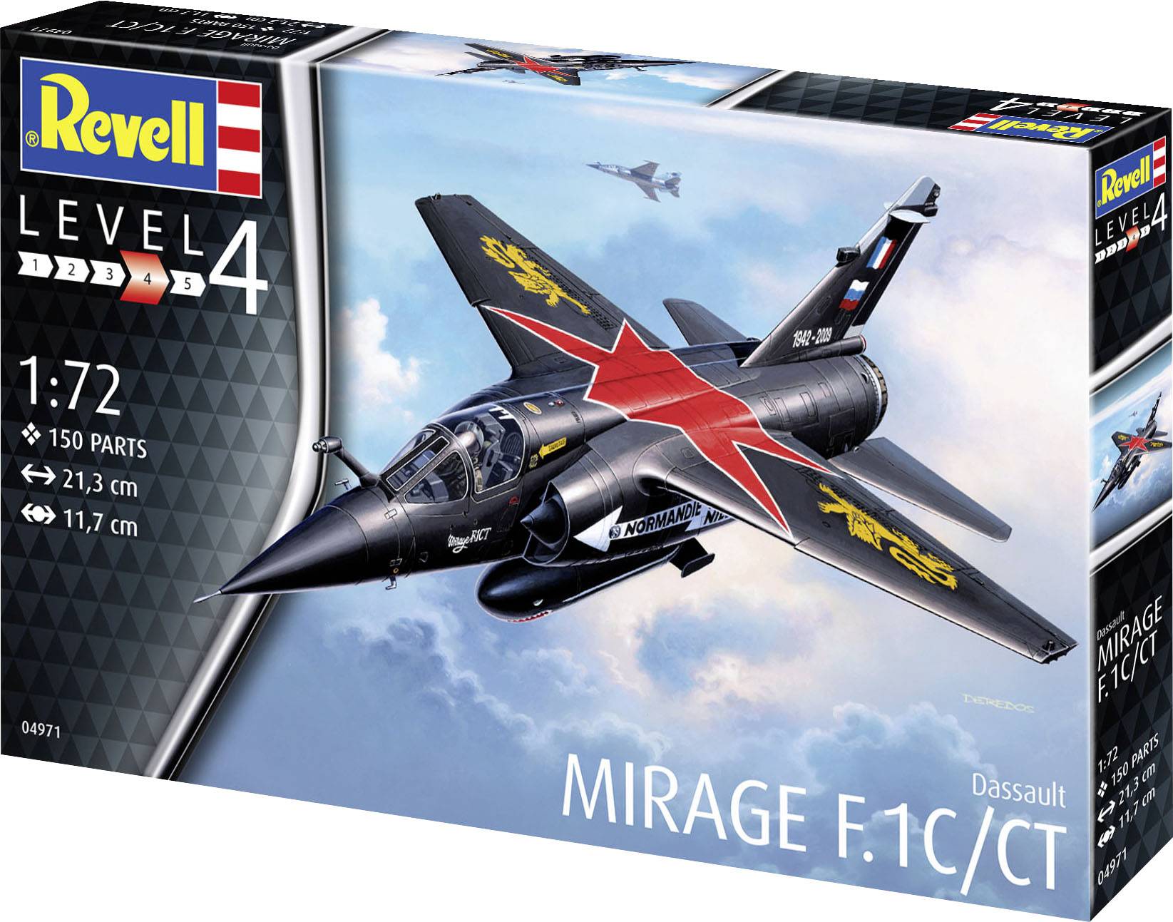 Revell 04971 Dassault Mirage F-1C/CT Model aircraft assembly kit 1:72-2
