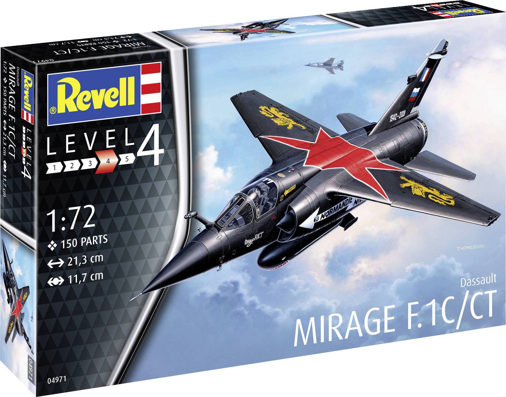 Revell 04971 Dassault Mirage F-1C/CT Model aircraft assembly kit 1:72-4