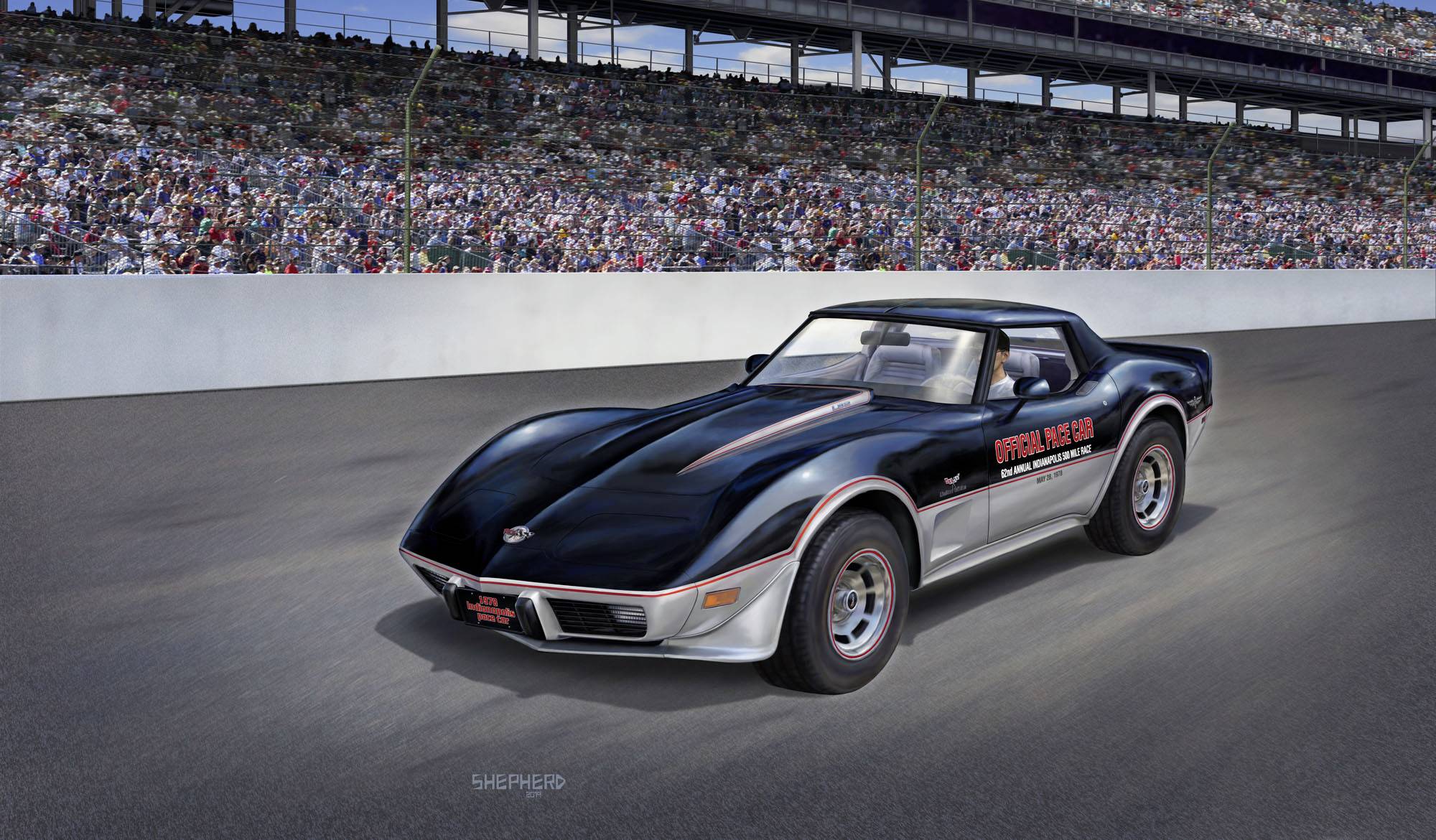 Revell 07646 '78 Corvette Indy Pace Car Model car assembly kit 1:24-2