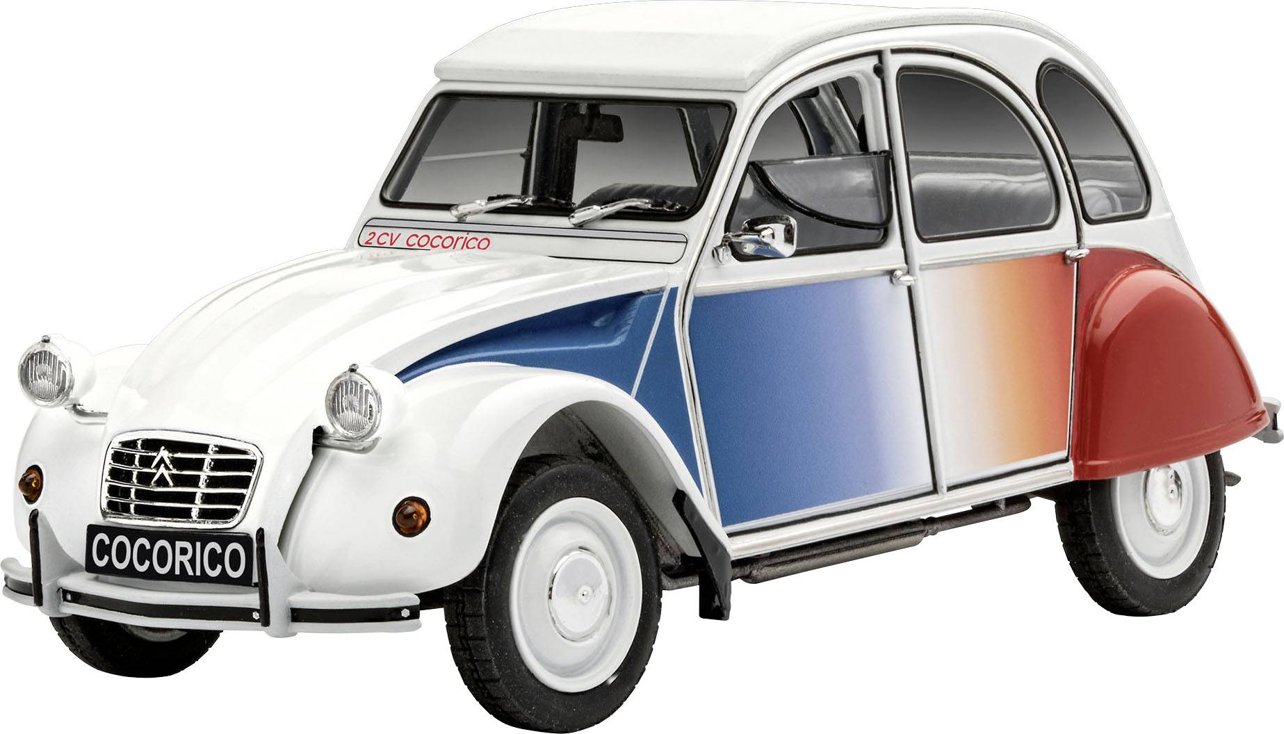 Revell 07653 Citroën 2 CV Cocorico Model car assembly kit 1:24-1