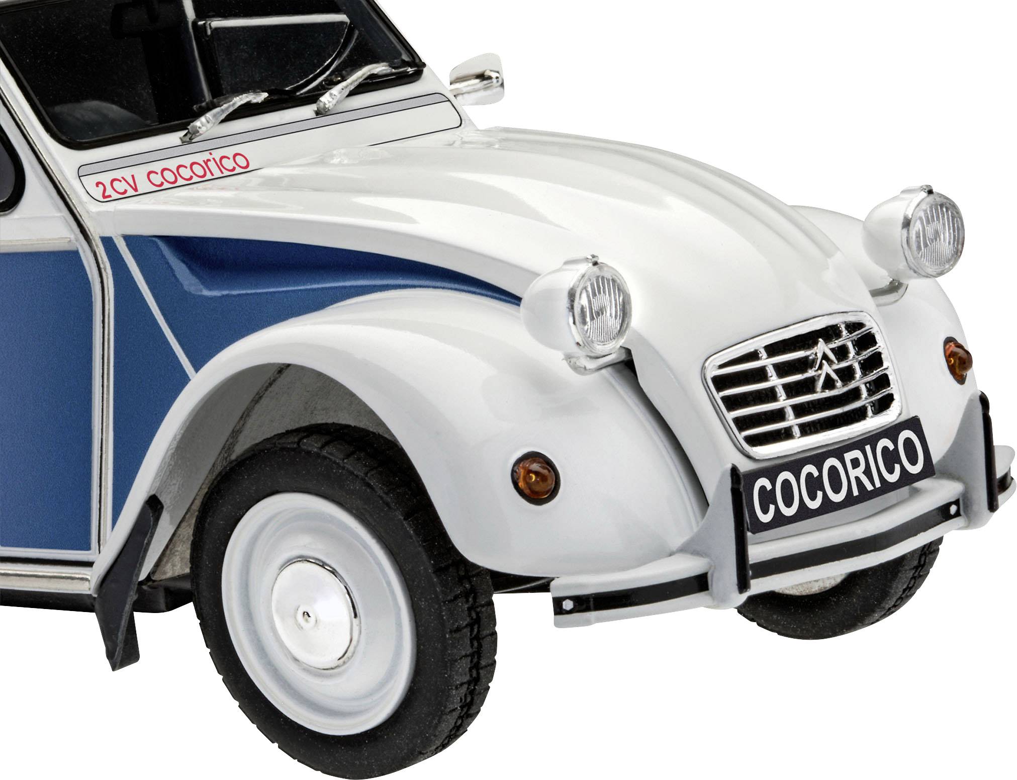 Revell 07653 Citroën 2 CV Cocorico Model car assembly kit 1:24-8