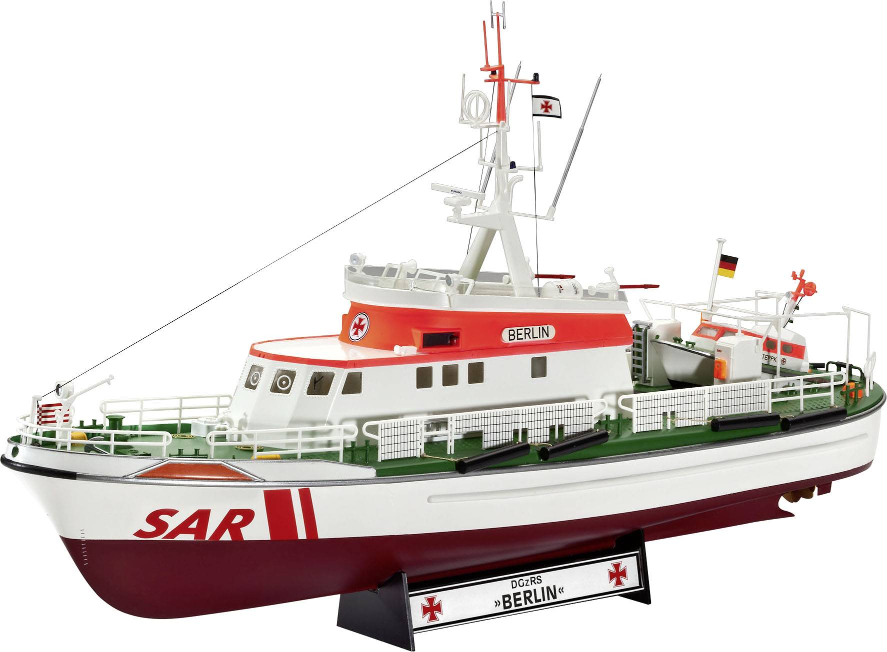 Revell 05683 DGzRS Berlin + Sea King "Good Bye Set" Watercraft assembly kit 1:72-4