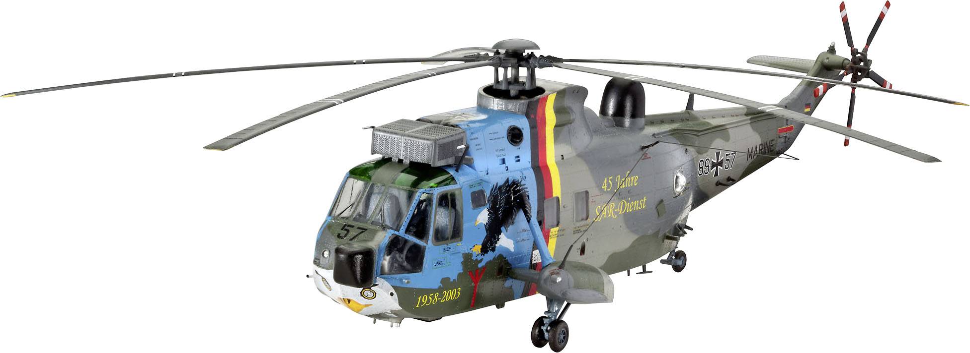 Revell 05683 DGzRS Berlin + Sea King "Good Bye Set" Watercraft assembly kit 1:72-7