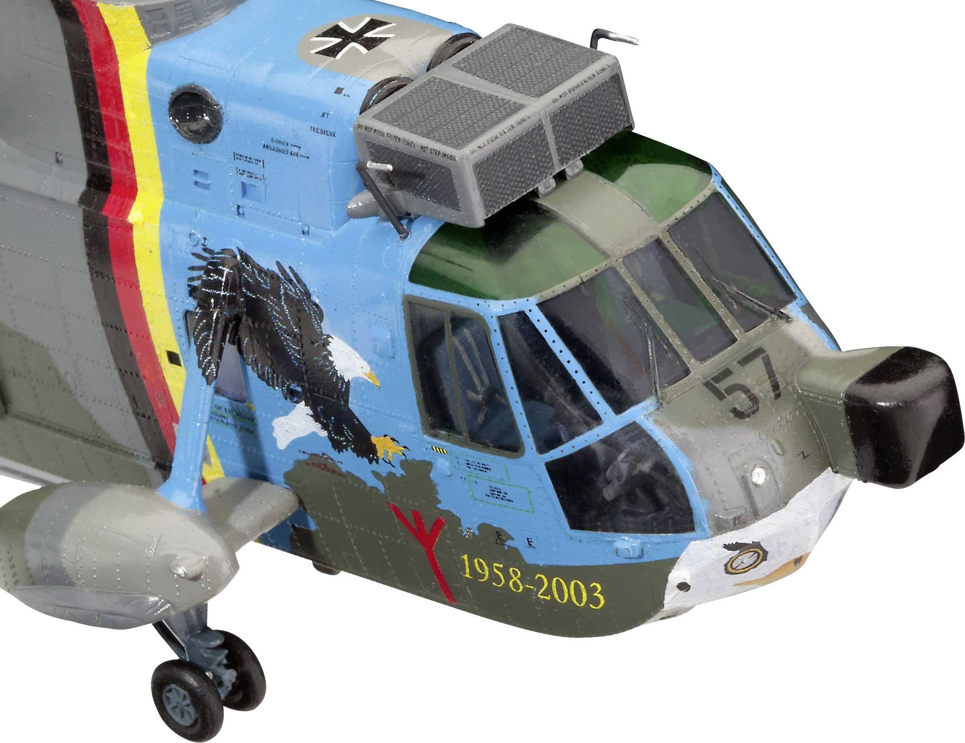 Revell 05683 DGzRS Berlin + Sea King "Good Bye Set" Watercraft assembly kit 1:72-9